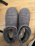 京东京造【纯羊毛】雪地靴男冬季羊皮毛一体加厚加绒保暖短筒男靴灰色41 实拍图