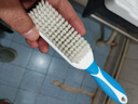 正妙鞋刷软毛鞋刷子刷鞋神器洗鞋刷子洗衣服洗鞋子家用长柄鞋刷不伤鞋 梦幻蓝【一支】 实拍图