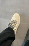 花花公子（PLAYBOY）男鞋子男2025秋季休闲鞋男士潮流板鞋男时尚商务小白鞋 米色 39 实拍图