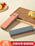 王麻子双面天然磨刀石家用 粗精磨菜刀二合一磨刀器神器【胖东来同款】 实拍图