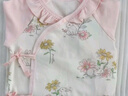 全棉时代超柔婴儿衣服宝宝春秋抗菌风柔棉连体衣新生儿睡衣 秋瓷粉66码 实拍图
