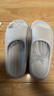朴西新款EVA踩屎感厚底拖鞋女士居家室内情侣拖鞋男 灰色 46-47 实拍图