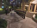 形象岗位高档保安服冬装西服礼宾服酒店物业双排扣礼仪服春秋西装 【双排扣套装】蓝色 M 晒单实拍图