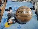 斯伯丁（SPALDING）篮球飞行员06十字型防尘吸湿皮料室内外通用7号成人青少年77-739Y 实拍图