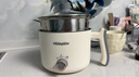海贝熊 （Hebbybear）德国电煮锅学生宿舍小电锅1-2人煮面神器泡面锅迷你小型炖蒸煮一体电热火锅 1.8L 不粘锅款+礼包【带蒸笼】 实拍图