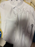 南极人衬衫男纯色商务休闲衬衣舒适透气上衣修身白衬衫男白色 实拍图