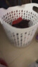爱丽思（IRIS） 脏衣篓浴室大号脏衣篓塑料洗衣篮装脏衣服污衣篮子桶收纳筐衣篮 【人气】52升白色【3-6人用】 实拍图