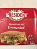 总统（President）法国进口埃曼塔芝士片（奶酪制品）200g*2 面包 披萨 食材 实拍图