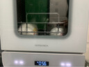 GORGENOX歌嘉诺5套免安装洗碗机台式小型热风烘干uv除菌婴护果蔬洗家用超窄洗碗机可洗锅 白色（新升级软水系统） 实拍图