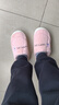 小熊小兔新款秋冬季情侣保暖学生男拖鞋女厚底防滑外穿居家棉拖鞋 小熊小兔棉拖-粉色 36-37 适合35-36 实拍图