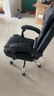 零梦 老板椅办公椅电脑椅座椅大班椅家用可躺升降转椅按摩搁脚午休 黑色乳胶款可躺按摩【推荐】 钢制脚 实拍图