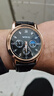 正品男士手表高档休闲石英表简约气质男表皮带高颜值罗马时尚腕表 黑色运动款 实拍图