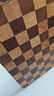 炊大皇家用切菜板砧板乌檀木橡胶木主厨棋盘格菜板42.5*31*2.5cm 实拍图