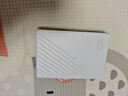 西部数据（WD）5TB 移动硬盘 USB3.0 My Passport随行版2.5英寸 白 机械硬盘 笔记本电脑外接 大容量加密存储 实拍图
