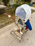 比陌遛娃神器可登机可坐躺高景观轻便婴儿推车超轻折叠溜娃车 【8代新品】旗舰版-奶茶金 实拍图