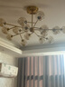 雷士（NVC）客厅吊灯分子灯北欧星光创意几何现代轻奢高显智能WHDD115F/G-01 实拍图