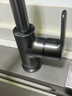 九牧（JOMOO）厨房水龙头7字型枪灰龙头360度可旋转高挑水龙头33186-205/HBS-Z 实拍图