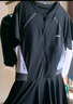 李宁（LI-NING）泳衣女连体裙式游泳衣遮肚显瘦抗氯速干温泉泳装546 黑色 M  实拍图