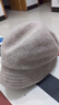 凡饰（FANCET）羊毛渔夫帽女秋冬优雅贝雷帽显脸小保暖圆顶盆帽生日礼物送长辈 实拍图