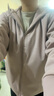 优衣库女装双面穿防风摇粒绒拉链连帽外套户外防水冬季新款479697 479697/11粉红色 L 实拍图