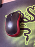 罗技（Logitech）M185鼠标 无线鼠标 办公鼠标 对称鼠标 黑色灰边 带无线2.4G接收器 实拍图