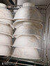 浩雅景德镇高档陶瓷碗具套装陶瓷米饭碗家用雅清4.5英寸高脚碗10个装 实拍图