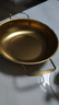 【韩剧同款】加厚不锈钢干锅海鲜锅火锅金色平底浅锅双耳锅泡面锅 豪华升级款24cm【金色】双柄汤锅 实拍图