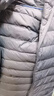 京东京造【air+零压羽绒】轻薄羽绒服男外套冬连帽白鸭绒 薄雾蓝XL 实拍图