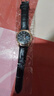 正品男士手表高档休闲石英表简约气质男表皮带高颜值罗马时尚腕表 黑色运动款 实拍图