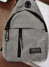 【运动腰包】跑步包男休闲斜挎包手机包防泼水健身包 灰色 实拍图