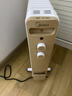 美的（Midea）【金缕衣】取暖器家用/电暖器/电暖气/加湿烘衣/13片全屋取暖器/电热油汀取暖器NY2213-18GW 实拍图