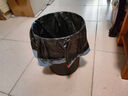 e洁抽绳垃圾袋灰黑色45*50cm7只1.8丝家用厨房办公室手提加厚双层膜 实拍图