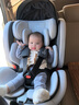 法雷曼儿童安全座椅汽车用0-12岁360度旋转婴儿宝宝车载坐躺i-Size认证 魔力灰pro【钢骨架+支撑腿】 实拍图