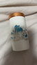 羊脂玉白瓷小号茶叶罐陶瓷便携旅行迷你密封罐空罐红茶绿茶储存罐 羊脂玉铝盖茶叶罐-迎客松 实拍图