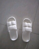 诺兰森迪 旅行拖鞋非一次性拖鞋男士拖鞋女士家用防滑凉拖鞋 白色40-41 实拍图