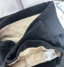 优衣库童装女童仿羊羔绒休闲宽腿裤阔腿裤加绒裤子秋冬新款478169 09 黑色 150 实拍图