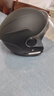 凤凰（Phoenix）新国标电动车头盔双镜片3/4半盔哑黑 男女四季通用电瓶车头盔冬季保暖骑行安全帽 实拍图