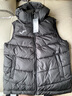 JOMA荷马运动棉服男马甲冬季保暖新款运动棉衣男休闲时尚经典百搭连帽 黑色 L 实拍图