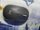 罗技（Logitech）M185鼠标 无线鼠标 办公鼠标 对称鼠标 黑色灰边 带无线2.4G接收器 实拍图