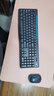 罗技（Logitech）MK275 键鼠套装 无线键鼠套装 办公键鼠套装 全尺寸 商务键鼠套装 带无线2.4G接收器 黑蓝色 实拍图