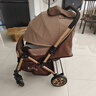 奔昂 婴儿推车可坐可躺轻便避震宝宝折叠婴儿车双向BB童车手推车 升级深卡其+一键单手收+可坐躺+双向推行+四轮高配 实拍图