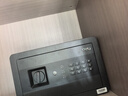得力保险柜 家用电子密码保险箱办公财务专用小型文件柜入墙入柜保密柜可固定安装 20cm曜黑 实拍图