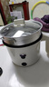 电煮锅电锅电火锅专用锅电炒锅多功能一锅宿舍电煮锅1-2人蒸煮一体 不粘内胆-单层+送钢笼【可煎炒煮饭丨火锅】 实拍图