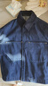 优衣库女装休闲拉链短茄克/外套巴恩风翻领时尚夹克 新款479208 69 藏青色(深牛仔色) M /160/84A 实拍图