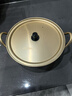 全适韩式黄铝锅宿舍泡面锅拉面锅火锅汤锅小煮锅双耳方便面煮面锅20cm 实拍图