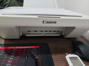 佳能（Canon） MG2580WH打印复印扫描一体机喷墨彩色打印机家用照片学生办公可加墨 套餐二：2580黑彩连喷加墨+黑彩墨水4瓶【推荐】 实拍图