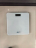 香山 体重秤 电子秤人体家用健康秤高精度  高清LCD显示 云白 Type-C充电款 实拍图