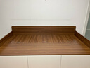 平子集榻榻米书房床简约板式收纳单人床小户型抽屉床ENF板材定制 浮雕胡桃 1.0*2.0m单床 实拍图