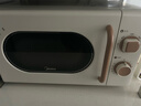 美的【国家补贴8折】厨房小家电小滋味微波炉变频家用小型百搭复古转盘式经典双旋钮轻音M20H4 实拍图