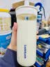 乐扣乐扣（LOCK&LOCK）奶茶杯塑料杯吸管杯便携水杯女果汁咖啡杯720ML 雾蓝奶霜 实拍图